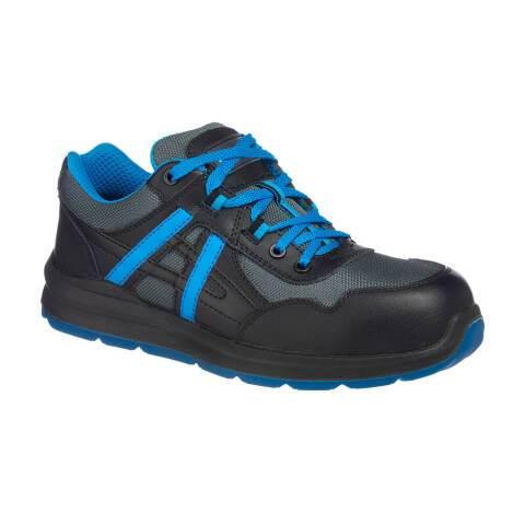 PORTWEST FT60 COMPOSITELITE MERSEY TRAINER S1P NOIR/BLEU - TAILLE 42
