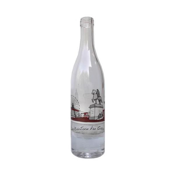 POT LYONNAIS - CARAFE À VIN DÉCOR BELLECOUR - 46CL - A L'UNITÉ - MINJARD - POT LYONNAIS