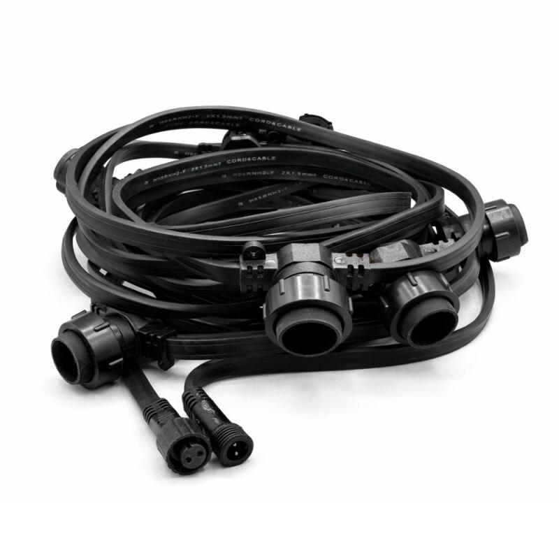 Pro Illumination Guirlande Guinguette 20 mètres 20 douilles Riviera Pro Connect sans ampoules - 3760430853542_0