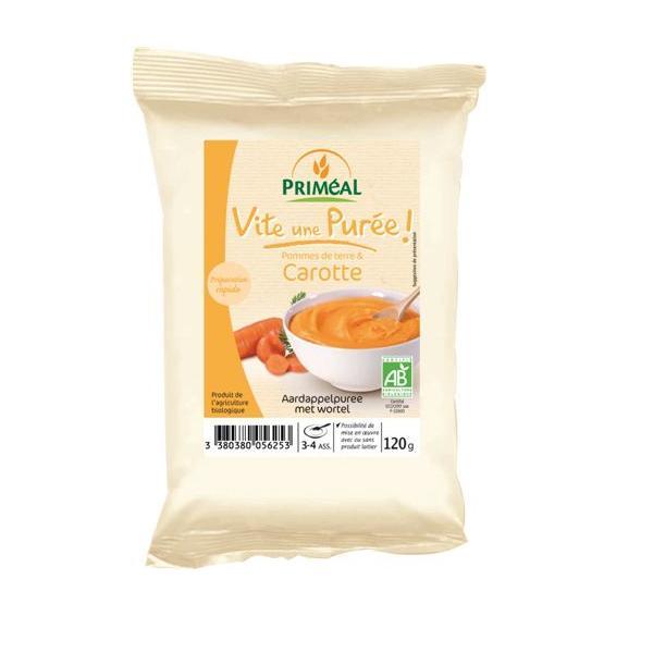 PRIMÉAL PURÉE DE CAROTTES PURÉES BIO