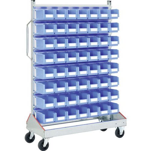 RACK MOBILE SIMPLE FACE FOURNIT AVEC BAC À BEC SK - BITO