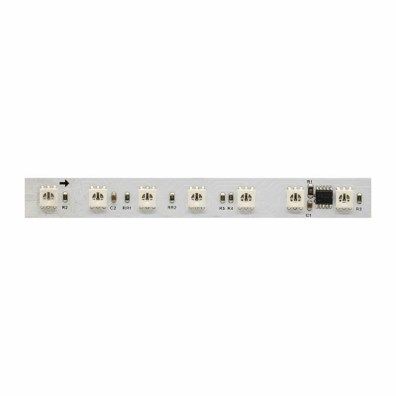 Ruban Led Fin 5M Dmx-4 Rgb 12W/M 24V Ip67 70 Led/M Avec Circuit Intégré Sm1851 Contrôle Pixel Par Pixel Et Effets Dynamiques - Beneito & Faure - bl_0