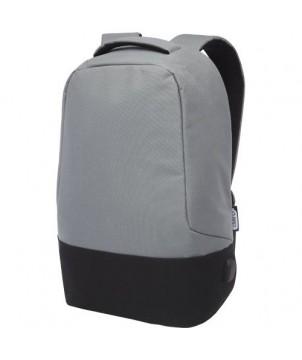 SAC À DOS ANTI-VOL COVER EN RPET CERTIFIÉ GRS 16L - GRIS - SACS À DOS PUBLICITAIRES PERSONNALISÉS