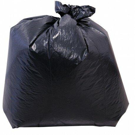 Sacs poubelle 30L noir - polyéthylène haute densité - étanche - 100% recyclable - DEL124056 - DELAISY KARGO_0