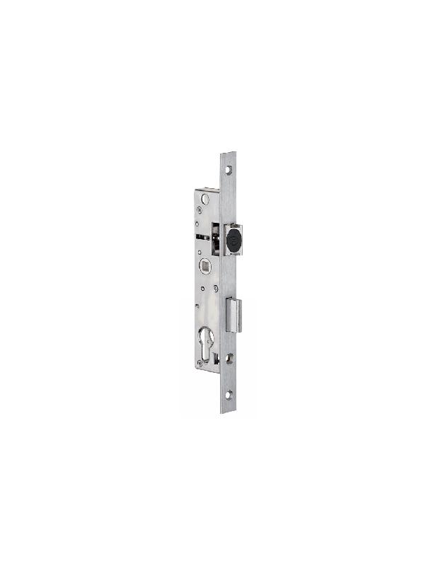 SERRURE MONOPOINT À LARDER CYLINDRE PÊNE DORMANT DEMI-TOUR LONGUEUR 39MM - STREMLER - 2460.39.0