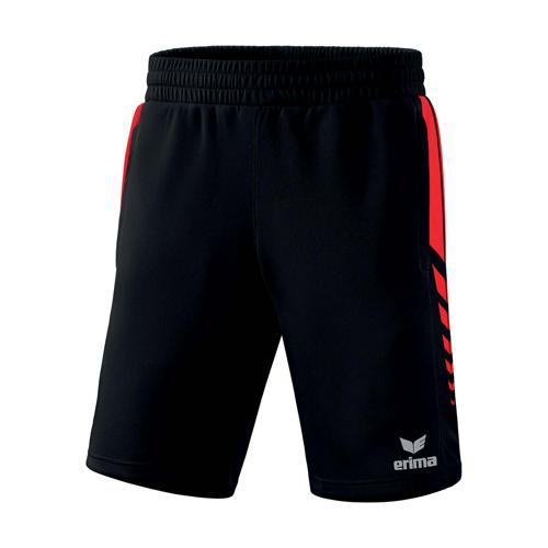 SHORT ENFANT - ERIMA - WORKER SIX WINGS NOIR/ROUGE