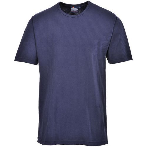 T-SHIRT THERMIQUE À MANCHES COURTES B120 BLEU FONCÉ XXL - PORTWEST