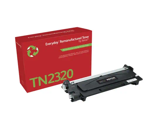 Toner remanufacturé Mono Everyday¢ de Xerox compatible avec Brother TN2320, Grande capacité_0