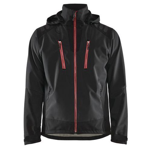 VESTE DE TRAVAIL BLAKLADER 4749 NOIR/ROUGE T. XS