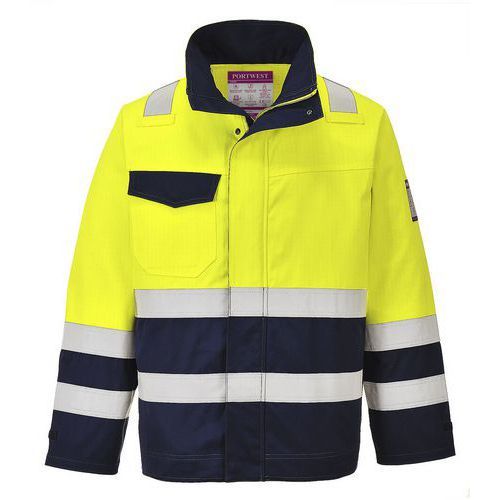 VESTE HAUTE VISIBILITÉ MODAFLAME MV25 - BLEU/JAUNE - XXXL - PORTWEST