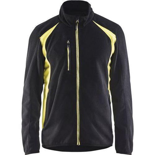 VESTE MICROPOLAIRE NOIR/JAUNE FLUORESCENT TAILLE XXL - BLAKLADER