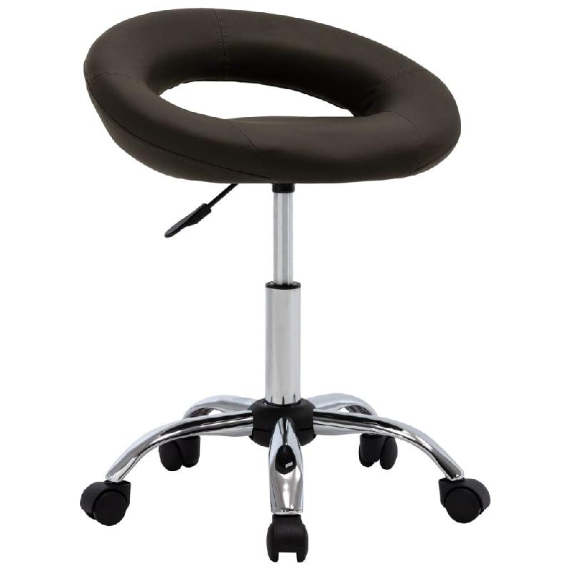 VidaXL Chaise pivotante de salle à manger Marron Similicuir  Modèle Bravoure Pro - 3085832_0