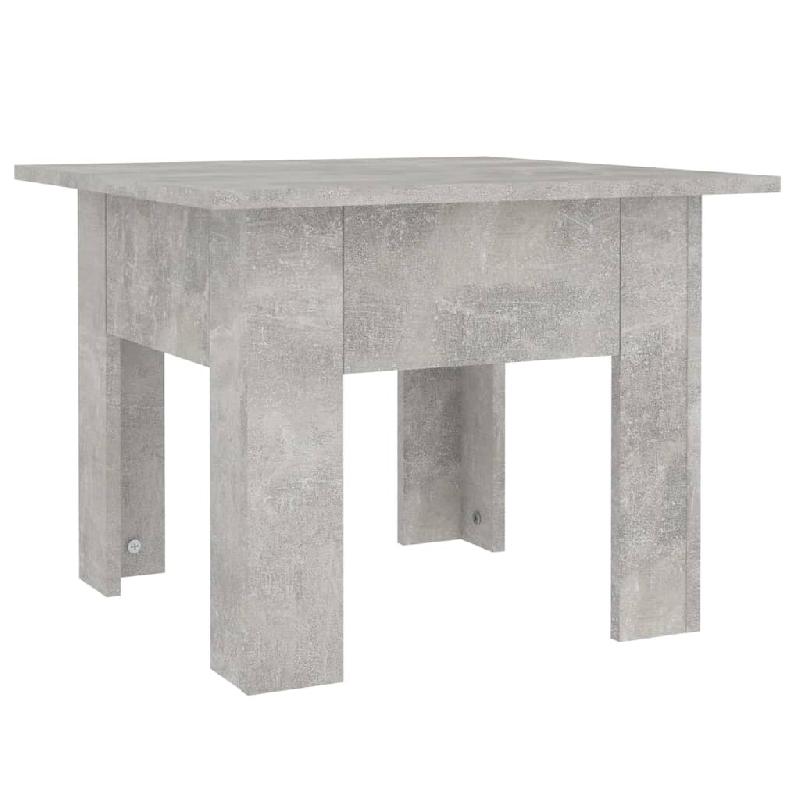 VidaXL Table basse gris béton 55x55x42 cm bois d'ingénierie Modèle Imperial Design - 810239_0