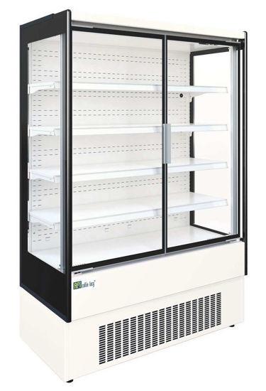 Vitrine réfrigérée murale 1505mm 2 portes battantes AFI Collin-Lucy - Argent_0