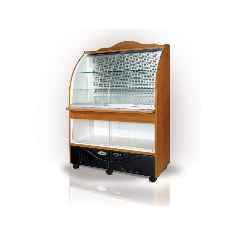 VITRINE RÉFRIGÉRÉE MURALE EN BOIS AVEC RESERVOIRE VIN - SCAIOLA PROFESSIONNEL_0