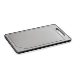 WAS Germany - Planche à découper, 39 x 25 x 1 cm, polypropylène (6841390) - gris plastique 4044925127394_0