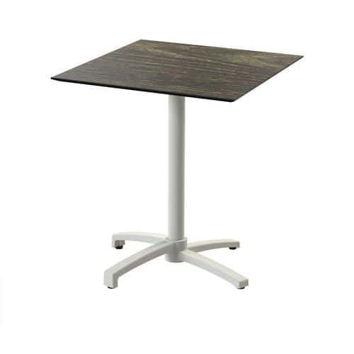 X CROSS TABLE DE BISTROT RIVERWASHED WOOD 70X70 CM - VEBA