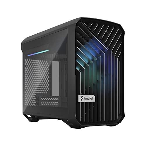 Boîtier PC industriel - Fractal Design Torrent Nano RGB Black - Verre trempé - Ventilation optimisée avec ventilateur 180 mm et LED RGB_0