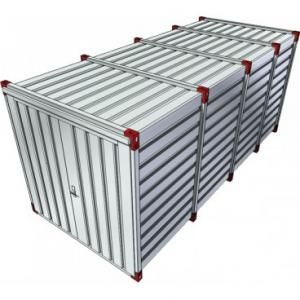 21371 containers de stockage standard - porte double en façade - plancher bois - 9.68 m² / 19.36 m³_0