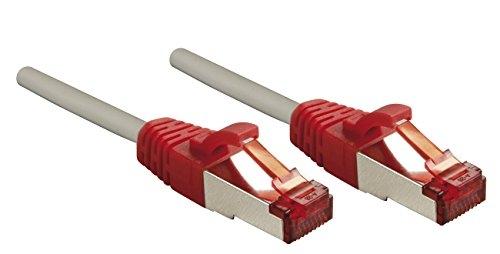 LINDY 47841 - Câble réseau croisé Cat.6 S/FTP 7,5 m - RJ45 mâle/mâle - Gris_0