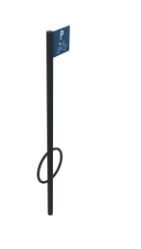 Appui Vélos Parkéa avec drapeau_0