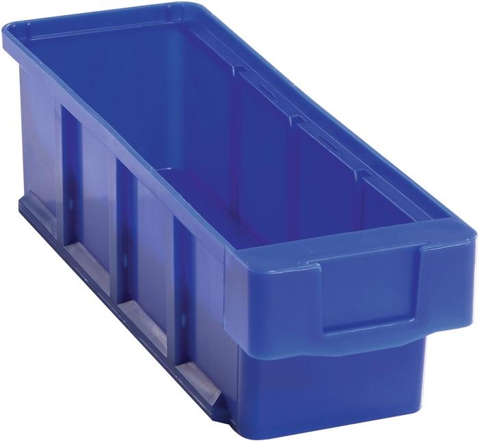 Boîte de rangement VKB - L300 x l93 x H83 mm - Bleu en polypropylène - LA-KA-PE_0