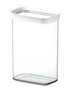 BOÎTE À PROVISIONS OPTIMA, 1,6 LITRE, TRANSPARENT/BLANC - LOT DE 2