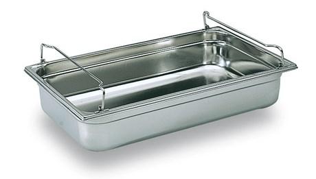 BOURGEAT - BAC PLEIN À ANSE PANIER INOX GN 1/1 13,5L - 741210