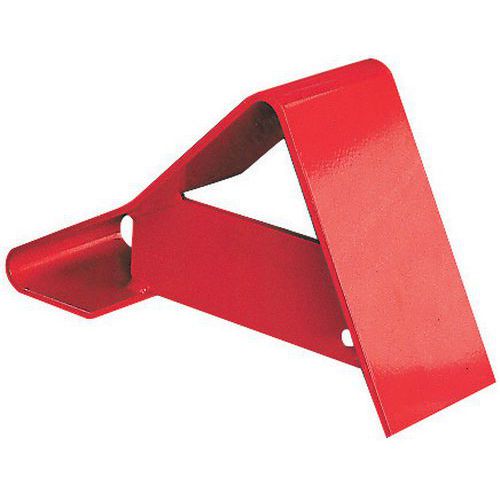 CALE EN ACIER ROUGE POIDS LOURD 340X120X155 MM SANS CRAMPONS - MOTTEZ