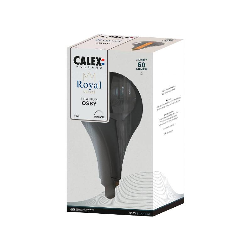 CALEX ROYAL OSBY LED E27 3,5 W 2 000 K DIM FUMÉE