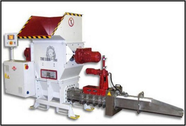 Compacteur à polystyrène LION 300B 1000 - Réduction de volume jusqu'à 50:1, débit 80-120 kg/h_0