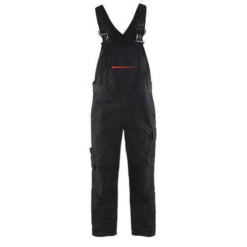 COTTE À BRETELLES STRETCH NOIR/ROUGE TAILLE 46C - BLAKLADER