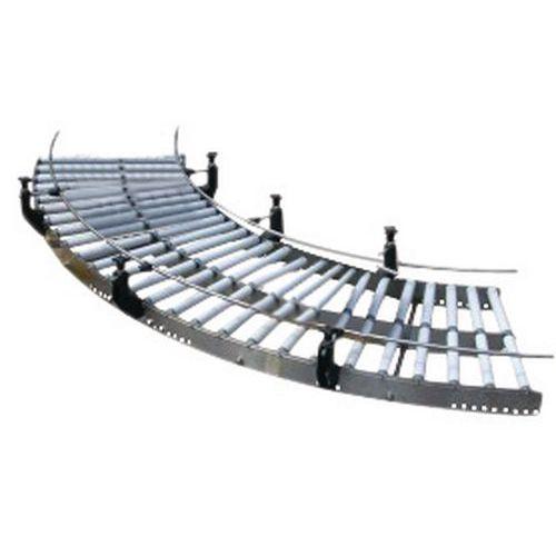 COURBE DE CONVOYEUR INOX À RLX PVC - LARGEUR 500 MM - SOMEFI