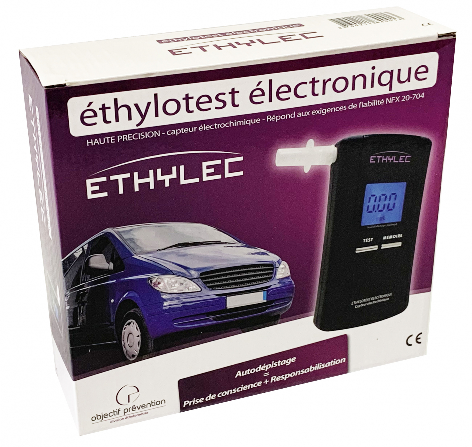 Ethylec - Éthylotest électronique semi-professionnel avec capteur électrochimique_0