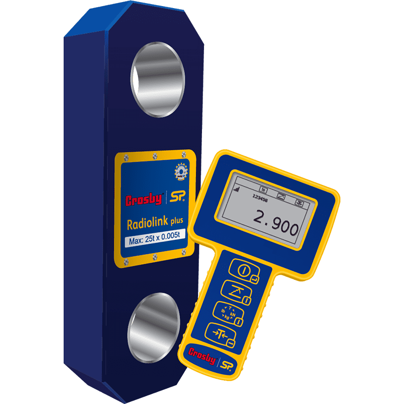 Dynamomètre Crosby®/Straightpoint en aluminium aéronautique de haute qualité - Capacité 1t à 500t - REF : 53120 - Connexion sans fil 1000m - Version ATEX ou Bluetooth disponible_0