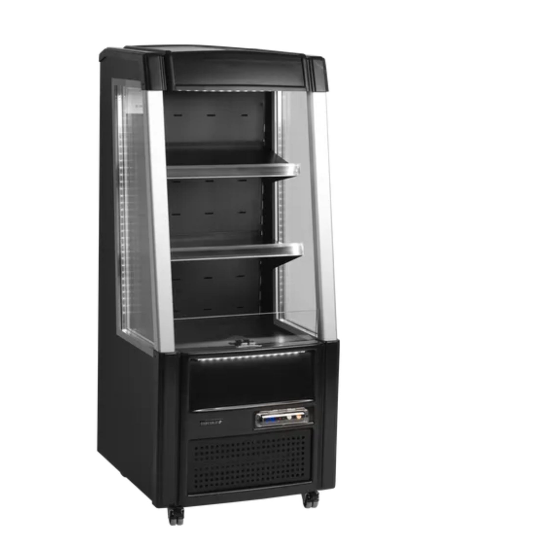 Vitrine réfrigérée ouverte basse - ODC60 BLACK - Refroidissement ventilé et design noir_1