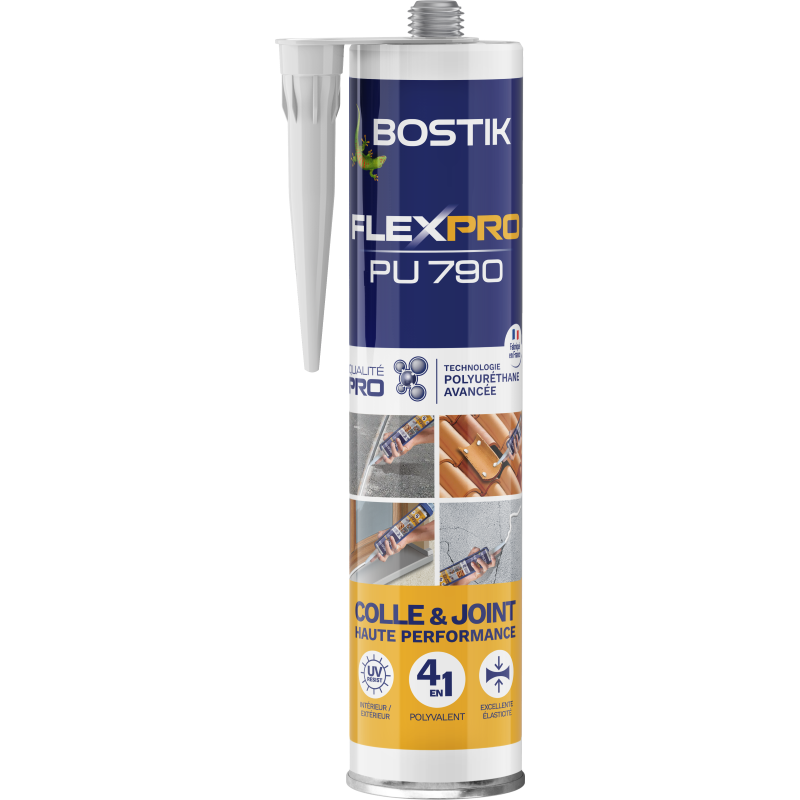 Mastic-colle polyuréthane multi-usages - Flexpro pu790 - Bostik - Réf. Ag02868_0