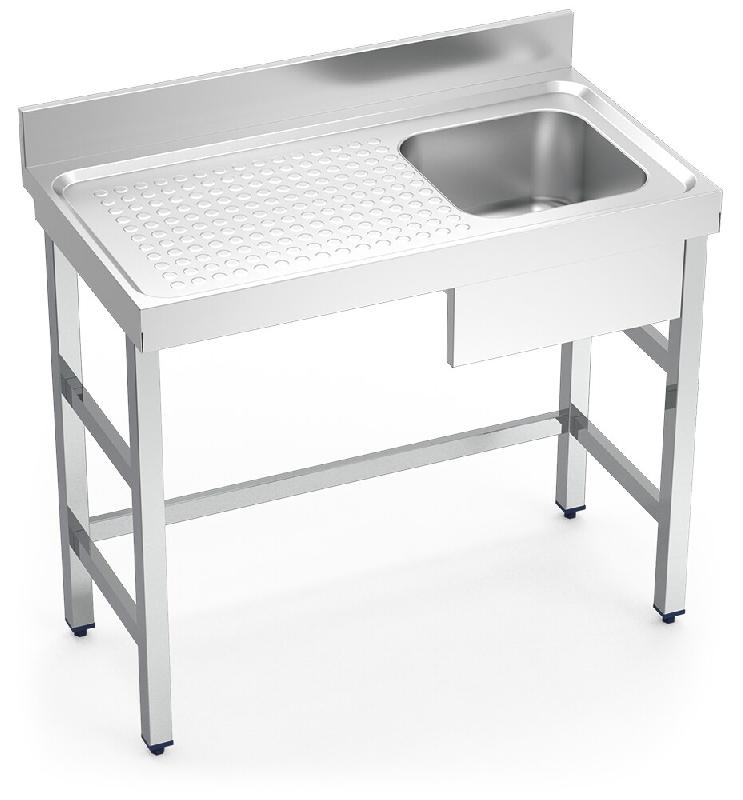 FRICOSMOS Evier avec support 1C,EI 1000x550x850 mm. Dimensions de la cuve 340x340x200 mm. - inox 051804OST_0