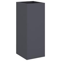 Helloshop26 - Jardinière bac lit surélevé plantes fleurs terrasse jardin 32 x 29 x 75 cm acier anthracite 02_0037501 - 3000214045078_0