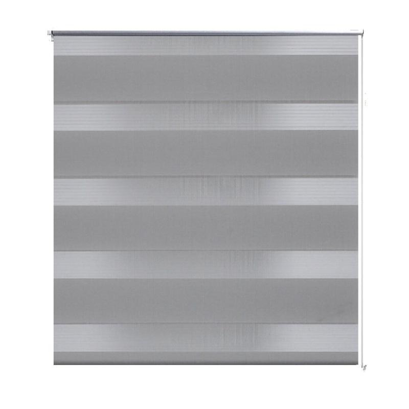 Helloshop26 - Store enrouleur gris tamisant 120 x 230 cm  fenêtre rideau pare-vue volet roulant 4102113 - gris aluminium 3000489514958_0