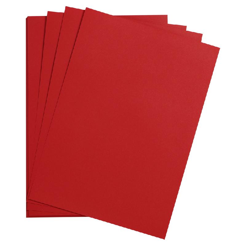 MAYA PAQUET 25F A4 120G - ROUGE - LOT DE 6