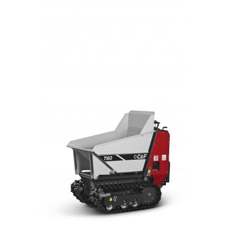 Mini dumper à chenilles Traker T60.1.2 - CU 600kg - moteur Honda GX270 ou Yanmar L70N_0
