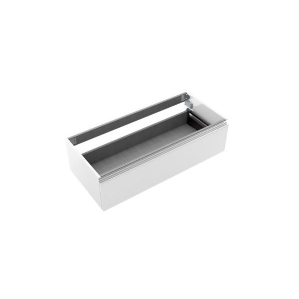 MODULE SALLE DE BAIN SPIRIT 1000 1 TIROIR MÉTALLIQUE BLANC BRILLANT 997 X 270 X 450 MM - SALGAR 22632