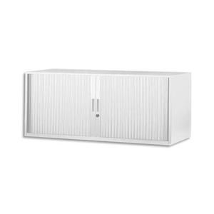 Mt international réhausse métal monobloc corps et rideau blanc - dimensions : l120 x h42,6 x p43 cm_0