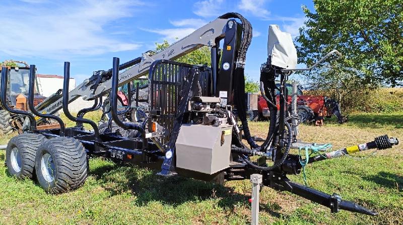 Multiforest TREJON MF1202 - Grue V7300 - Remorque forestière professionnelle neuve - 12 tonnes_0