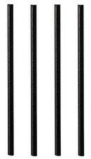 PAILLE EN PAPIER 'PURE', 210 MM, NOIR - LOT DE 3