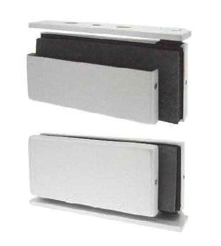 Paire de penture gauche argent pour glace de 12mm - STREMLER ASSA ABLOY - 3598643968025 - 396802_0