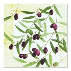 Papstar Serviettes, 3 plis pliage 1/4 33 cm x 33 cm 