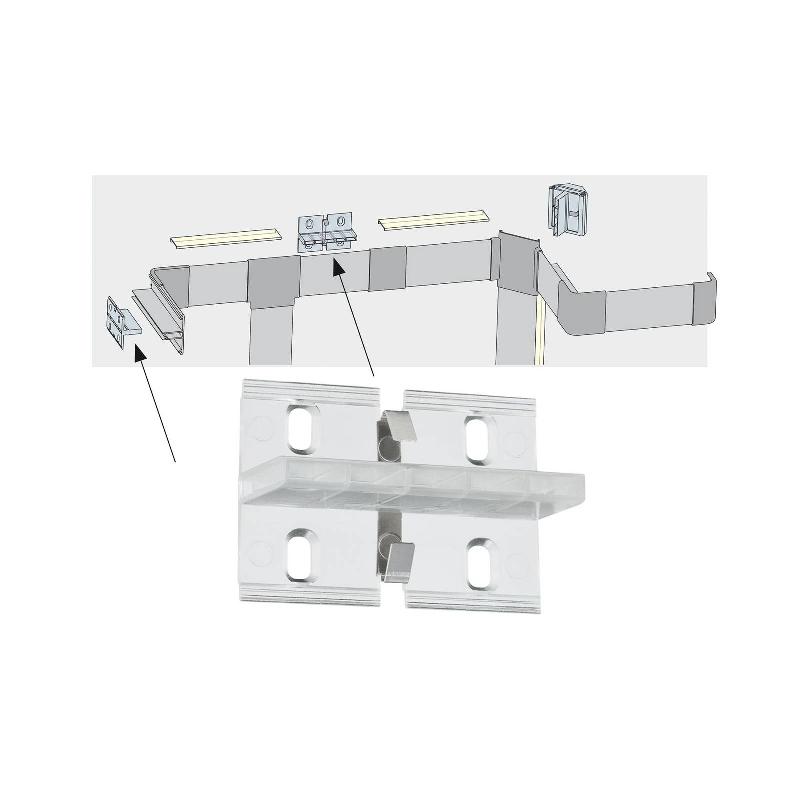PAULMANN FIXATION MURALE DUO PROFIL POUR BANDEAU À LED