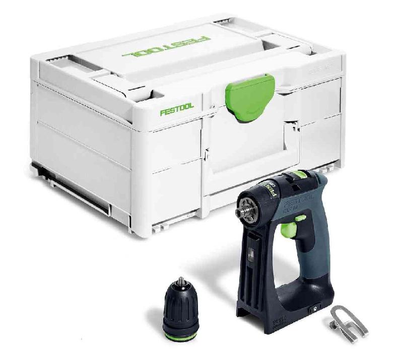 PERCEUSE-VISSEUSE 18V CXS 18-BASIC (SANS BATTERIE NI CHARGEUR) + SYSTAINER³ - FESTOOL - 576882